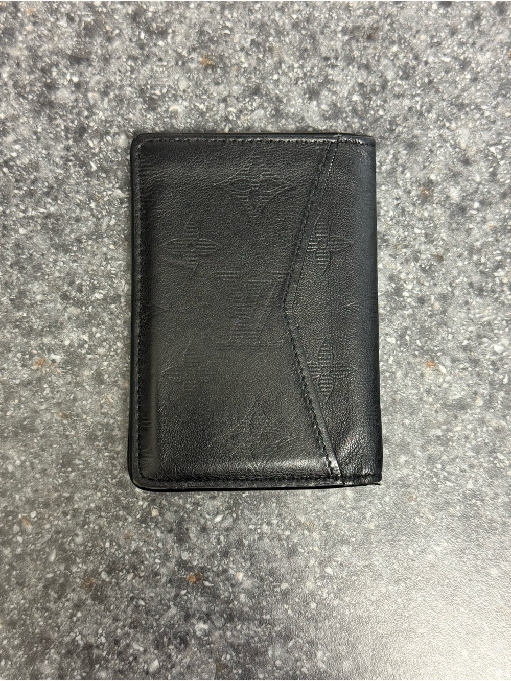 Louis Vuitton Black Calf Leather Monogram Shadow Pocket Organizer M62899 $570 - Picture 2 of 16
